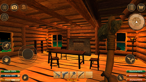 اسکرین شات 4 بازی Survival Forest : Survivor Home Builder 2