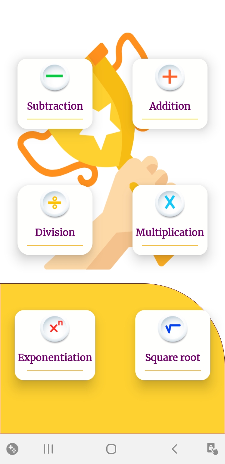 اسکرین شات 2 بازی Math Games - Math Quiz