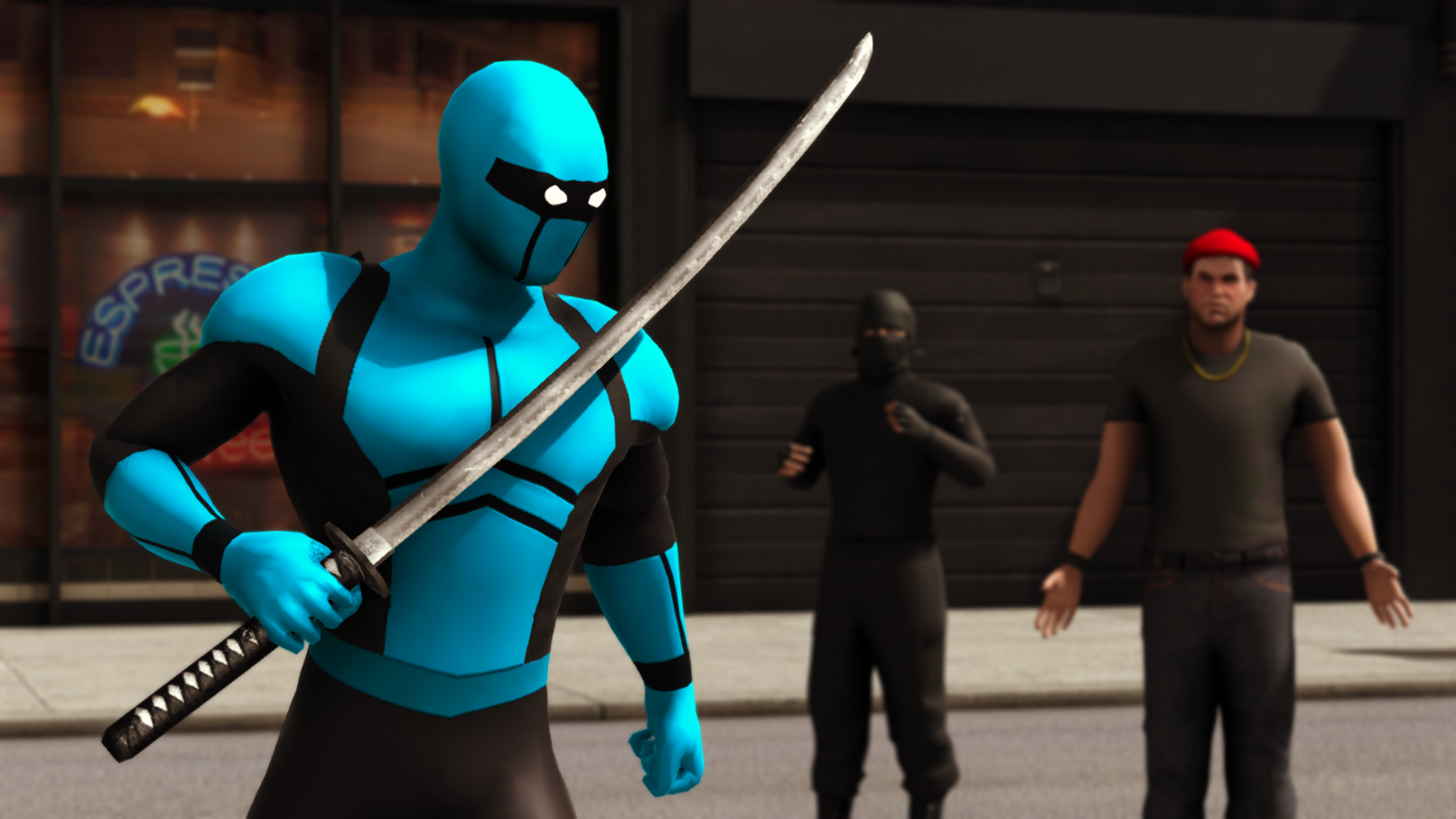 اسکرین شات 2 بازی Blue Ninja : Superhero Game