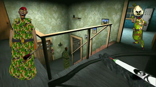 اسکرین شات 3 بازی Commando Granny Army Mod:Horror Military Game 2020