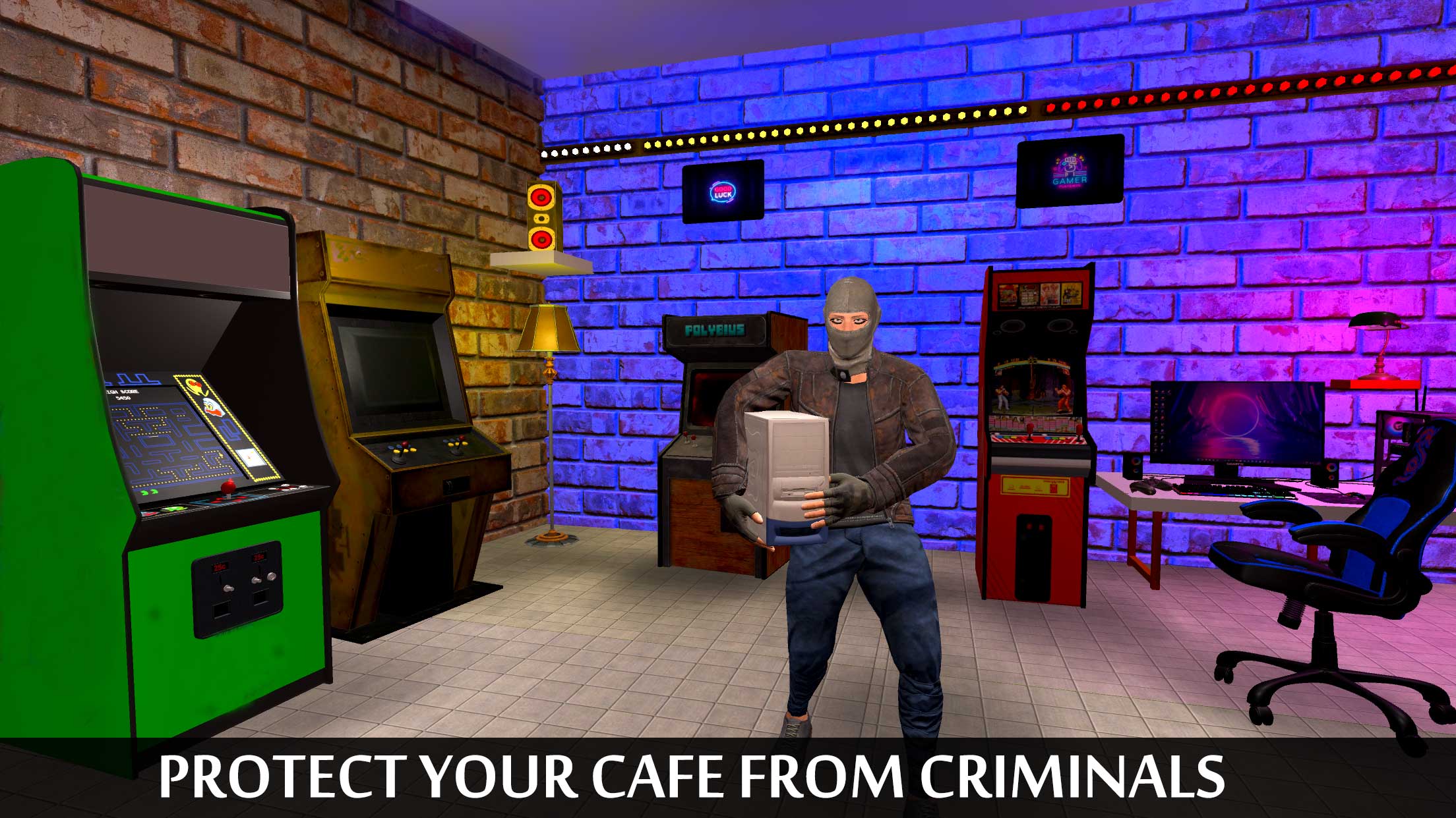 اسکرین شات 2 بازی Internet cafe job simulator