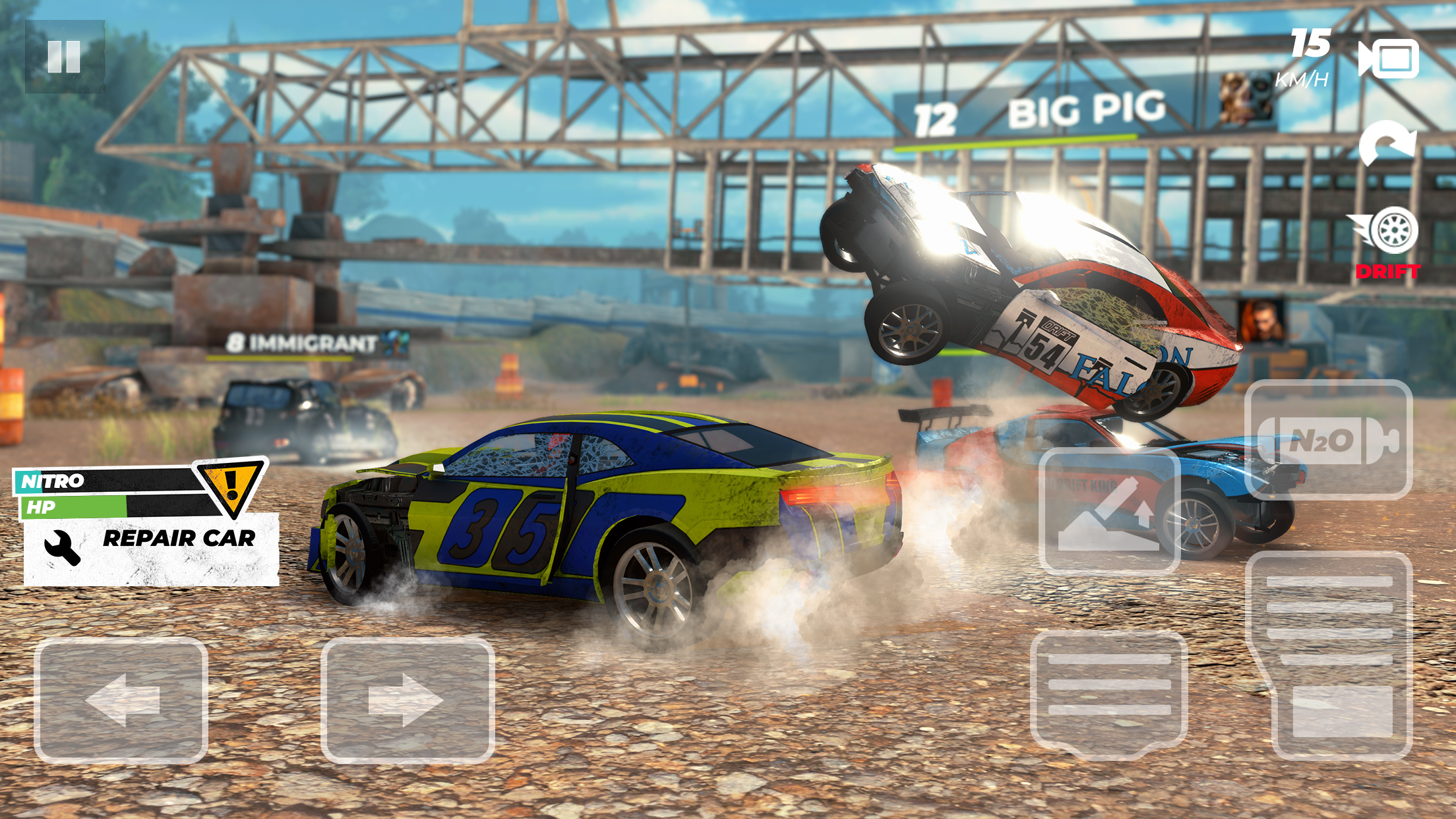 اسکرین شات 7 بازی CrashOut: Car Crash Racing