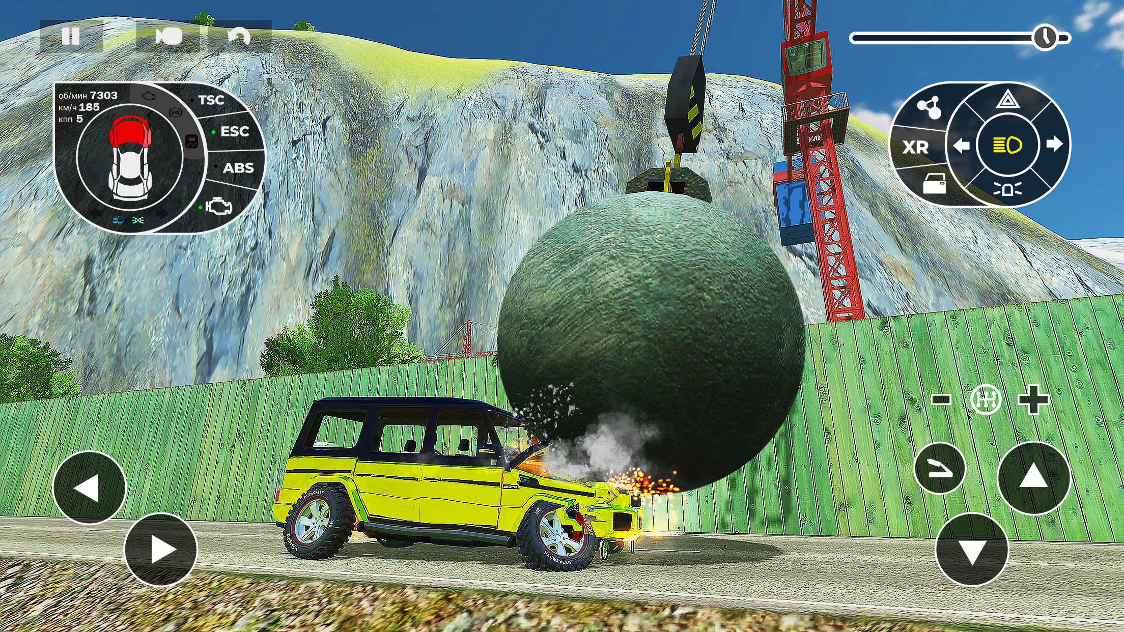 اسکرین شات 5 بازی Beam Ramp: Crash Car Simulator