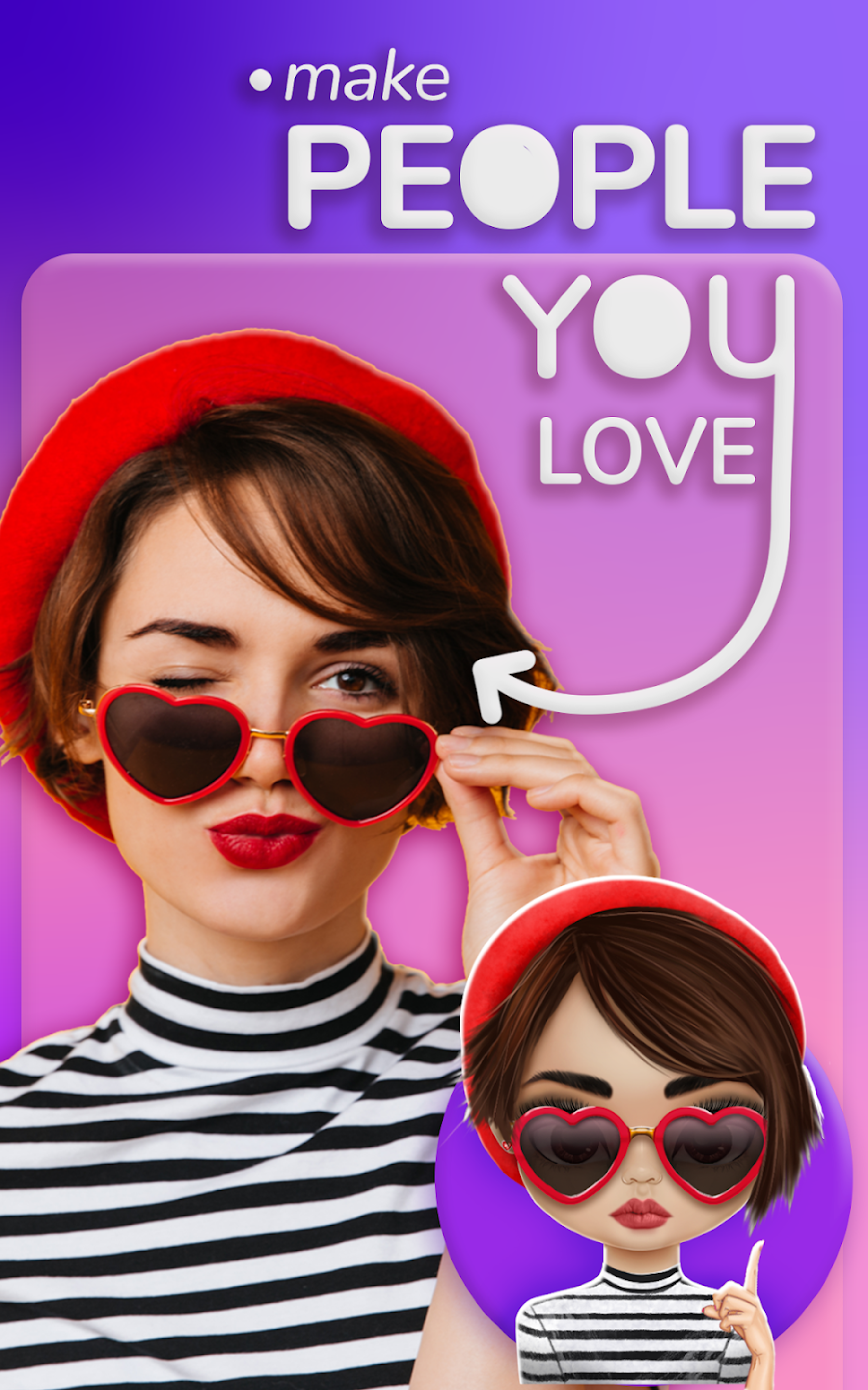 اسکرین شات 8 برنامه Dollicon: Doll Avatar Maker