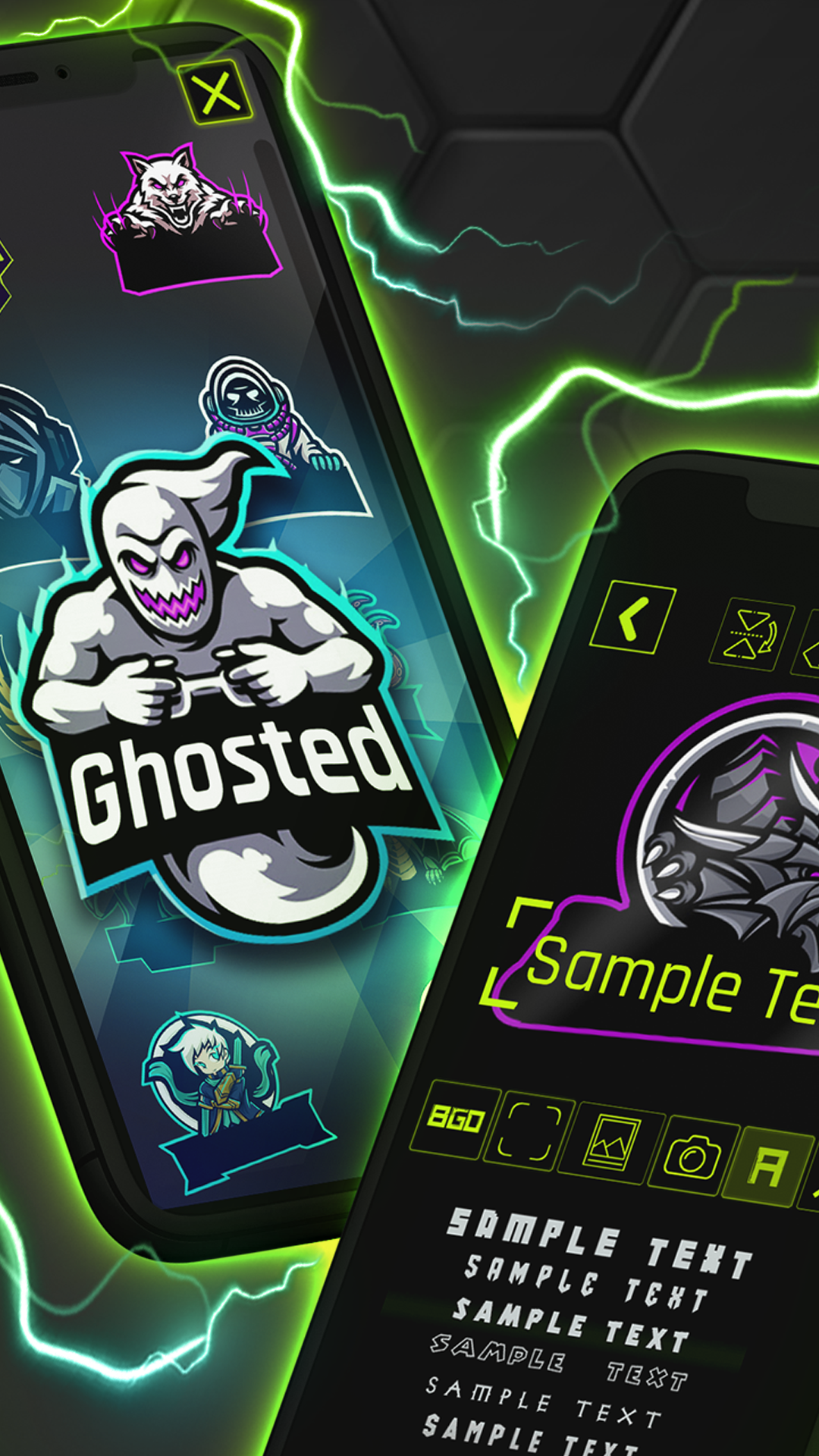 اسکرین شات 1 برنامه Gaming Logo Maker with Name