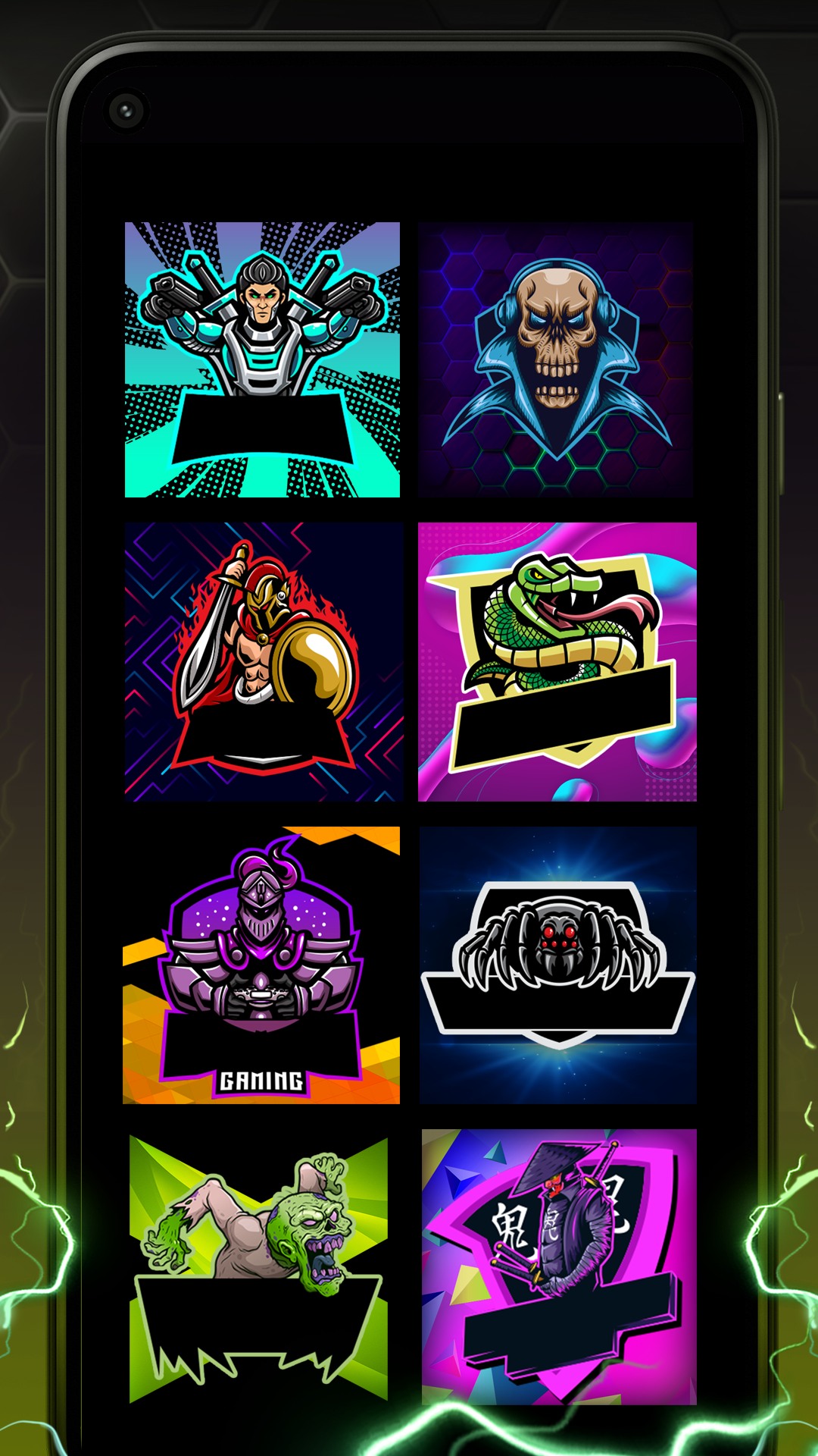 اسکرین شات 5 برنامه Gaming Logo Maker with Name