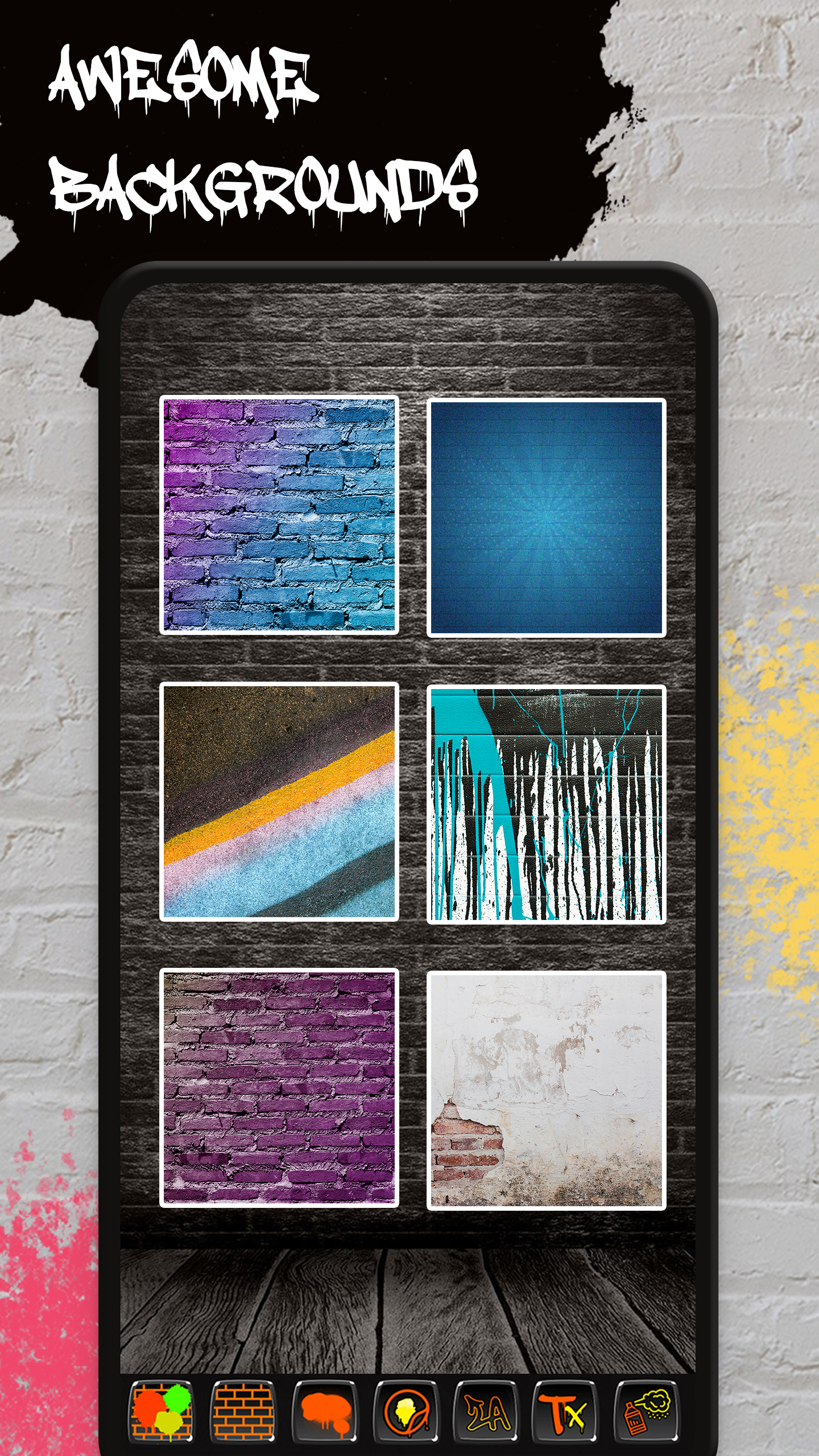 اسکرین شات 4 برنامه Graffiti Logo Maker App