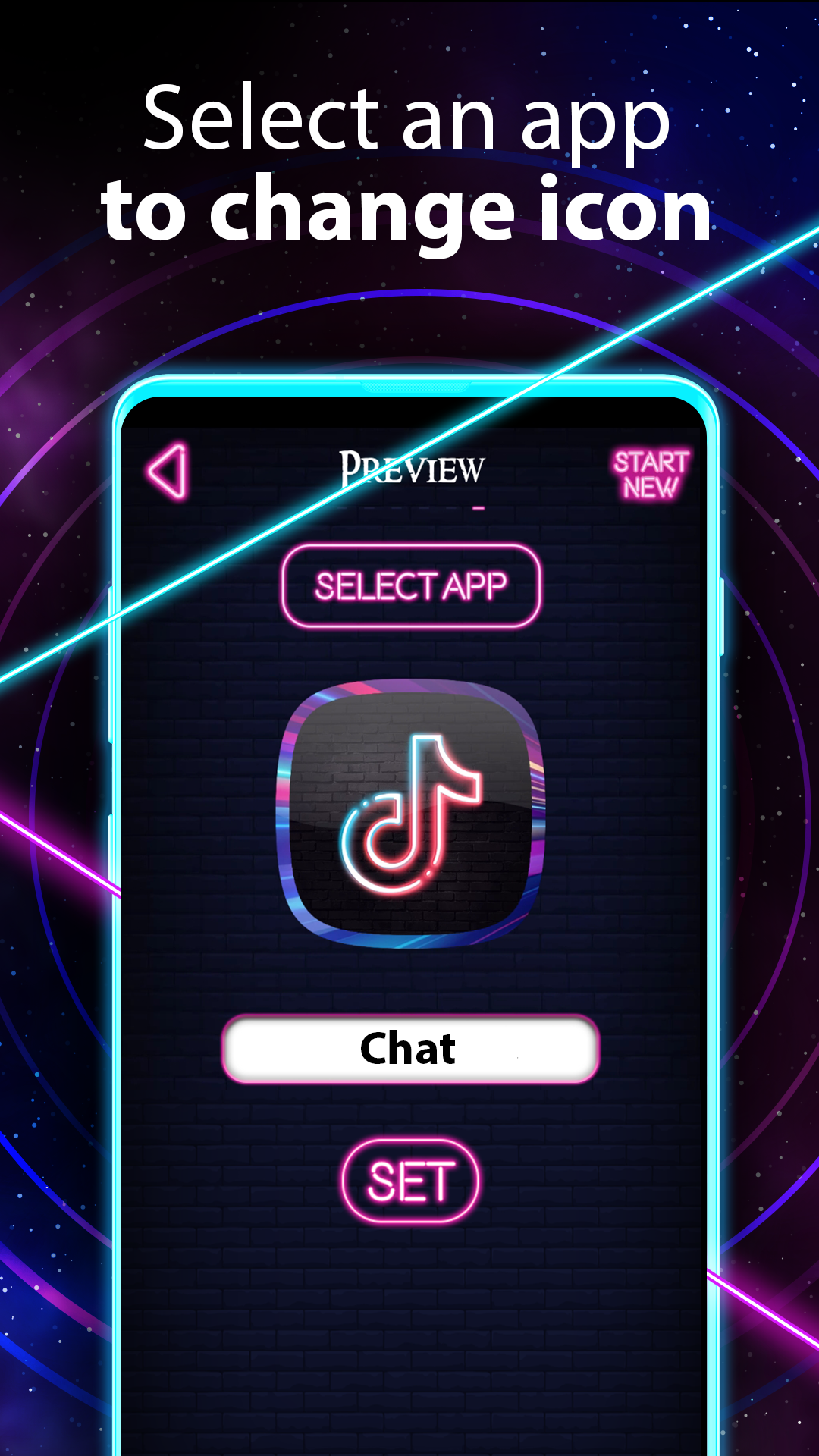 اسکرین شات 6 برنامه Neon Icon Designer App