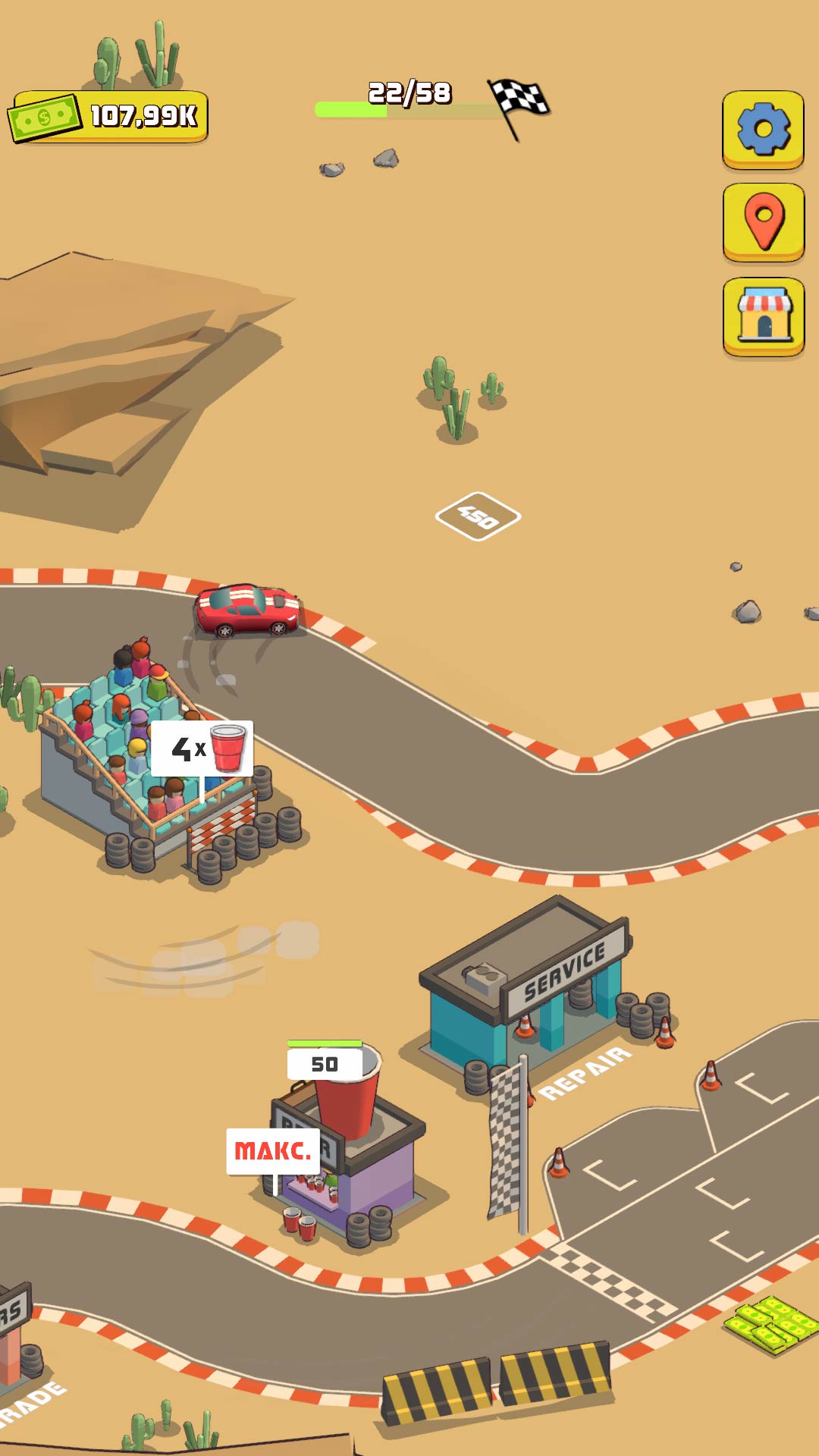 اسکرین شات 6 بازی Car Speed Racing - Idle Tycoon