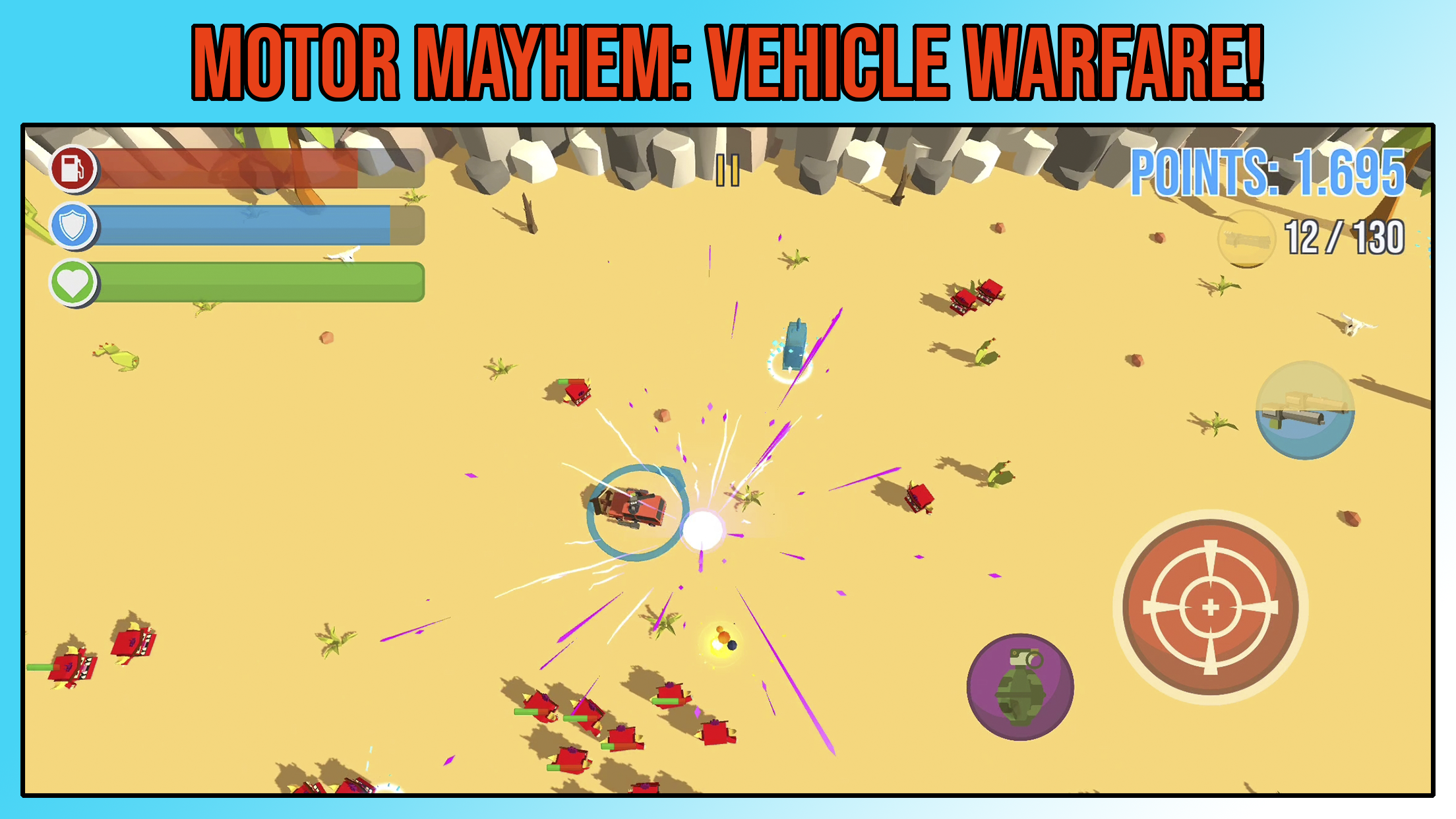 اسکرین شات 1 بازی Motor Mayhem - Vehicle Warfare