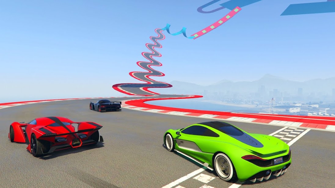 اسکرین شات 3 بازی Mega Ramp Car Offline Games