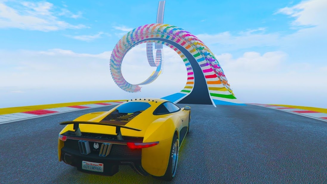 اسکرین شات 4 بازی Mega Ramp Car Offline Games
