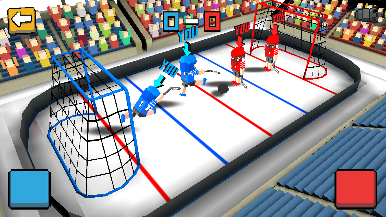اسکرین شات 3 بازی Cubic Hockey 3D