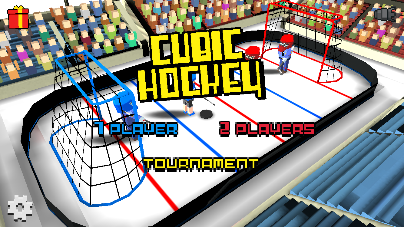 اسکرین شات 1 بازی Cubic Hockey 3D