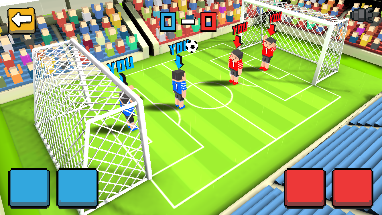 اسکرین شات 3 بازی Cubic Soccer 3D