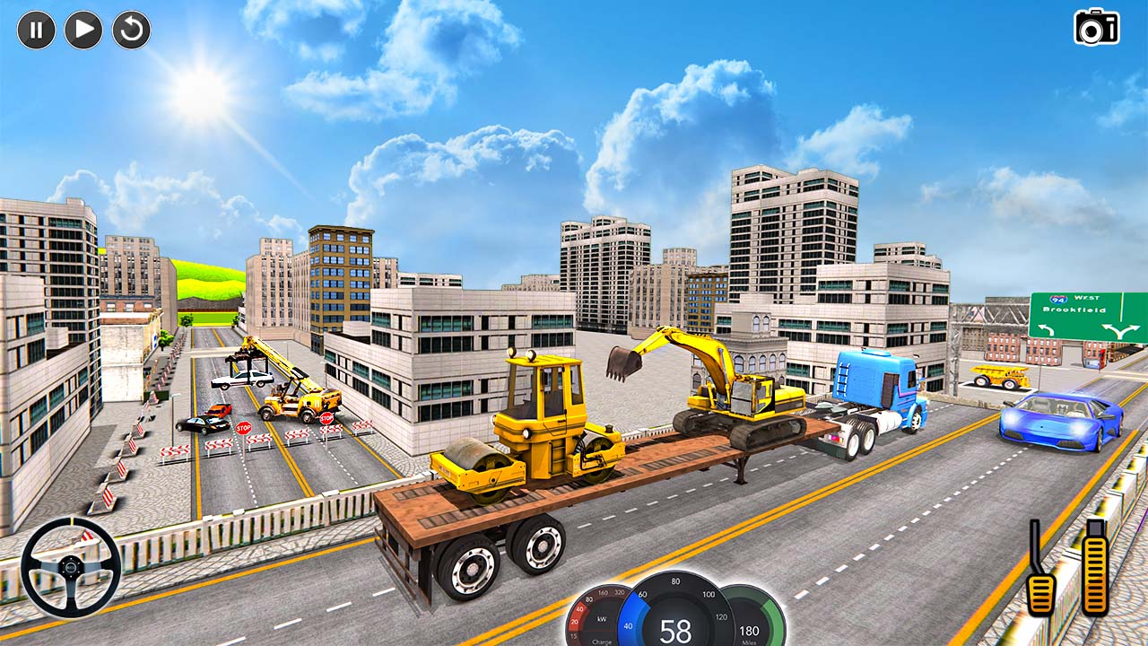 اسکرین شات 4 بازی Truck Cargo Construction Game