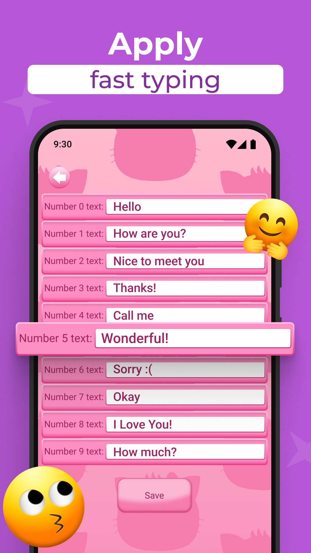 اسکرین شات 5 برنامه Custom Color Keyboard Themes