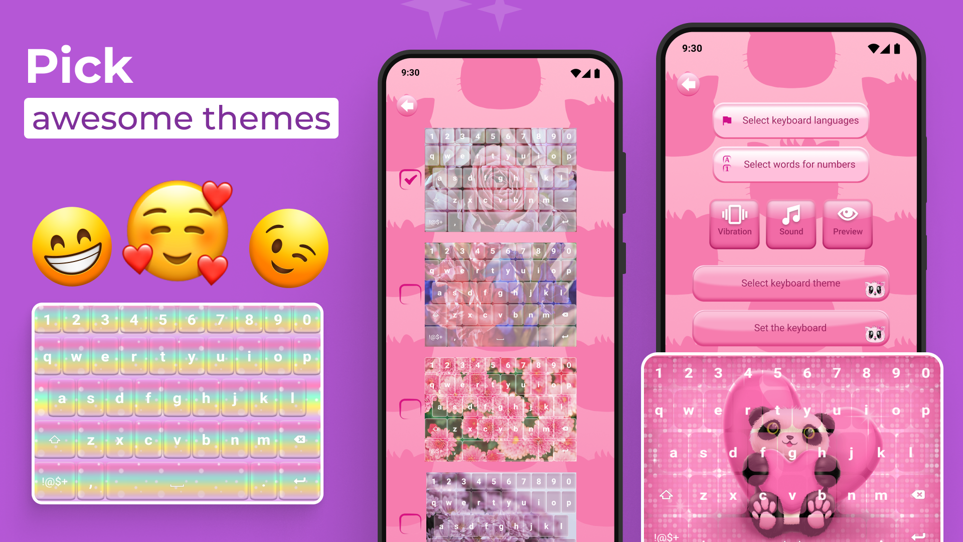 اسکرین شات 8 برنامه Custom Color Keyboard Themes