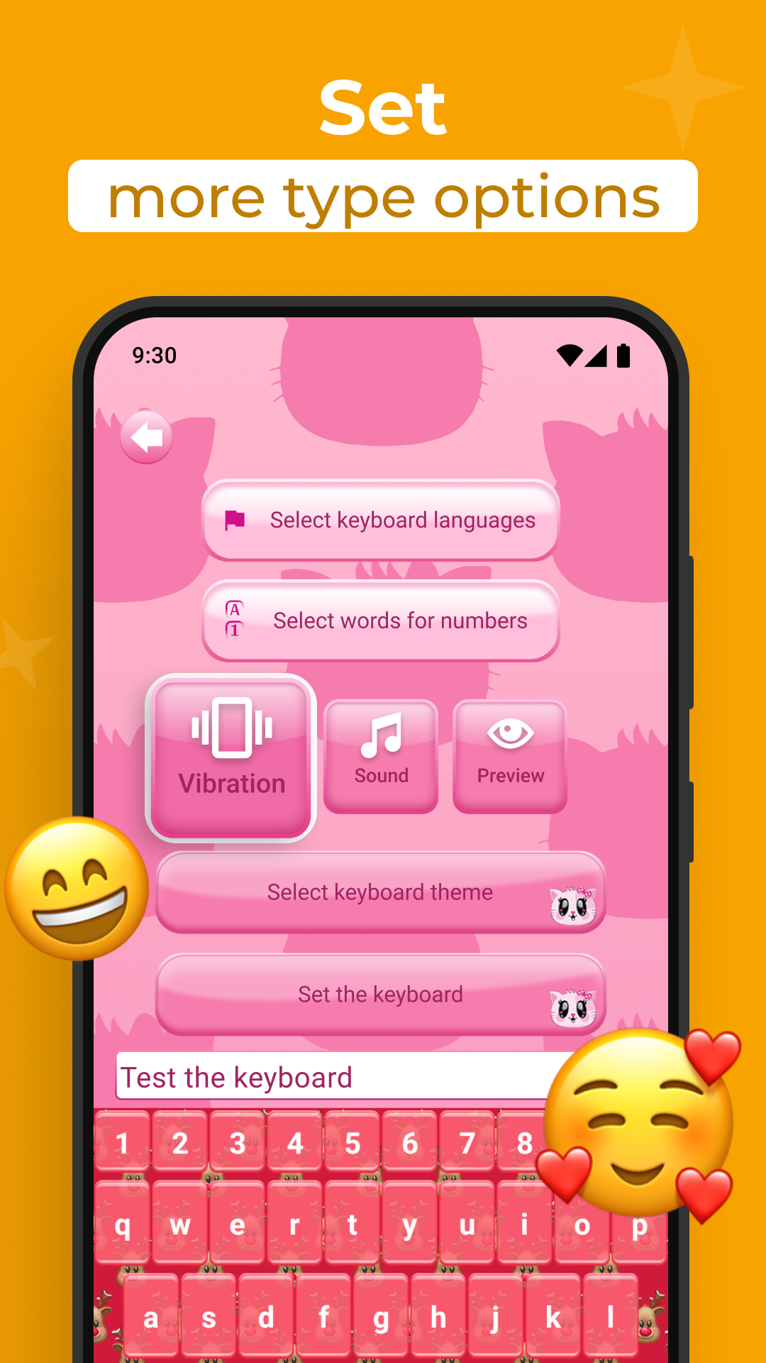 اسکرین شات 6 برنامه Custom Color Keyboard Themes