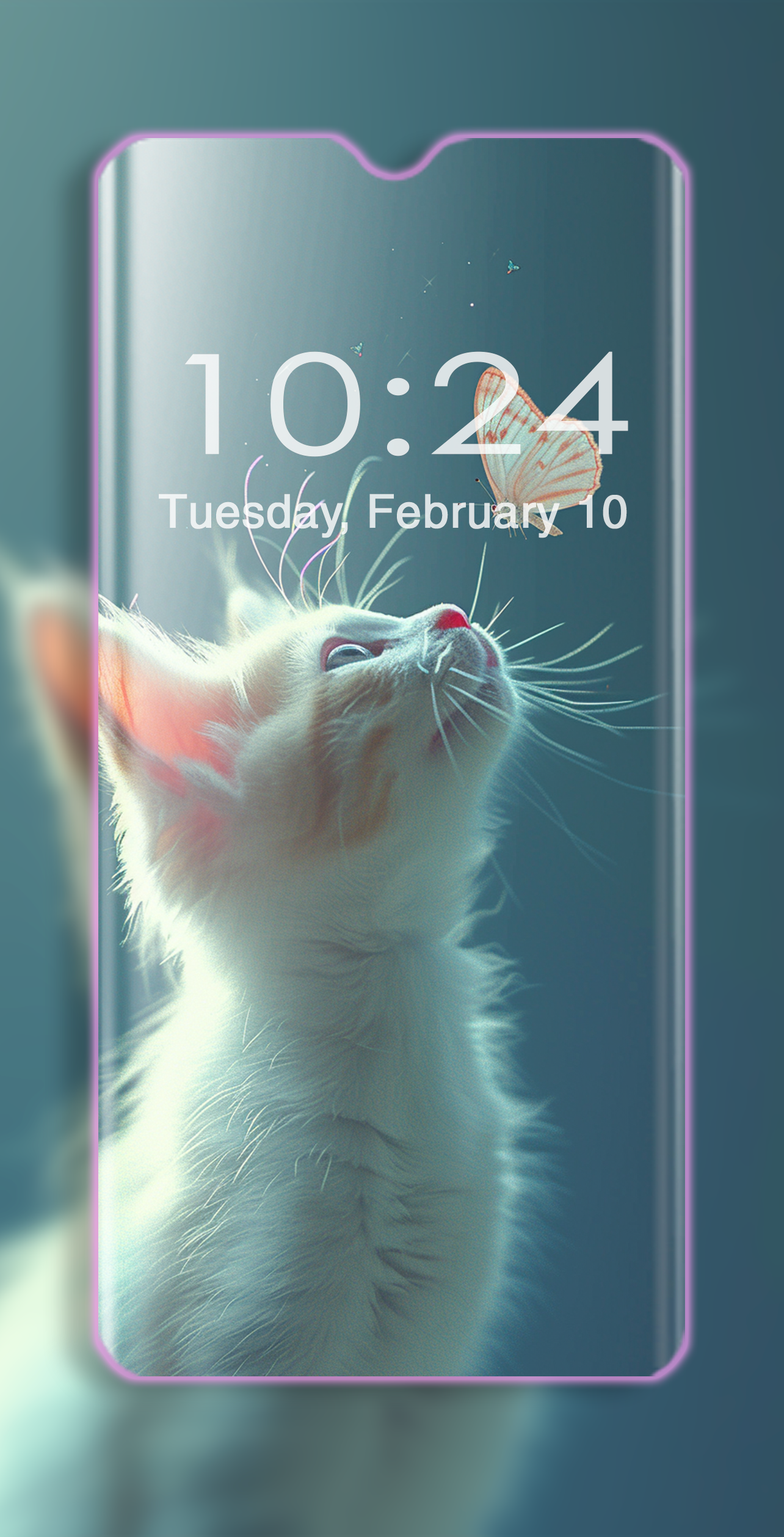 اسکرین شات 4 برنامه Cute Cats Wallpaper