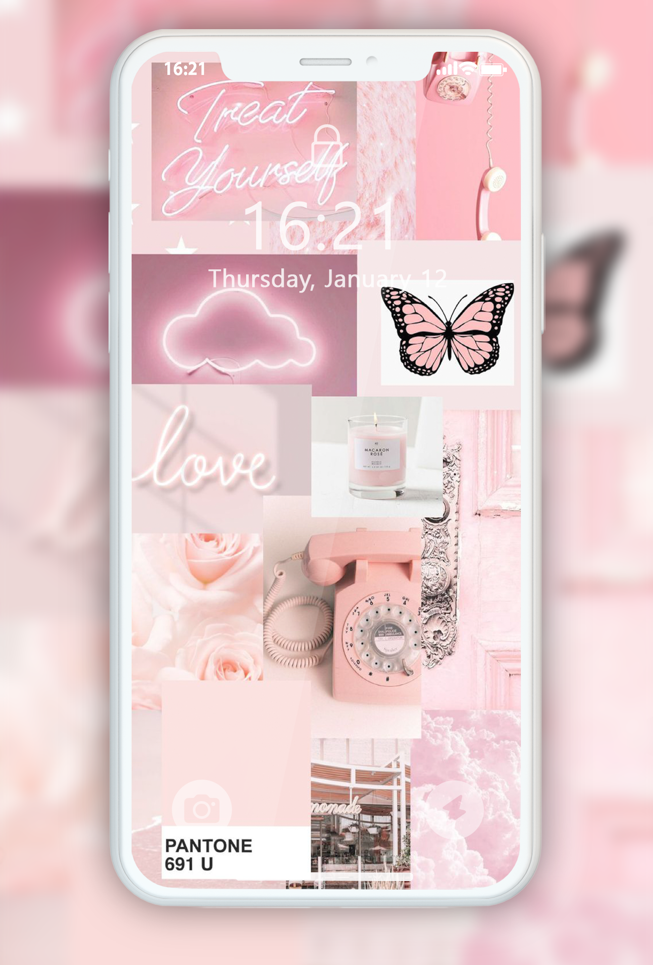 اسکرین شات 5 برنامه Cute Girly Wallpapers