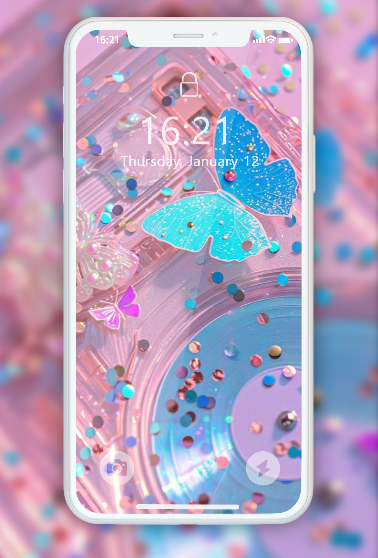 اسکرین شات 3 برنامه Cute Girly Wallpapers