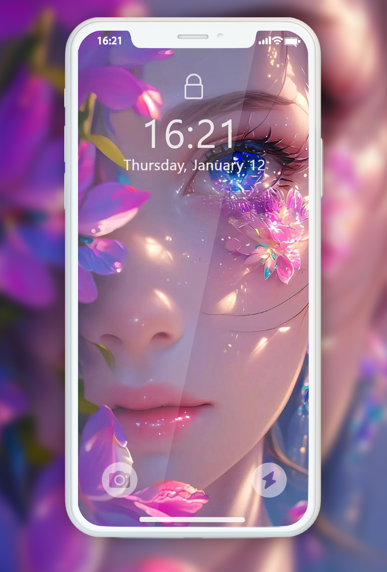 اسکرین شات 6 برنامه Cute Girly Wallpapers