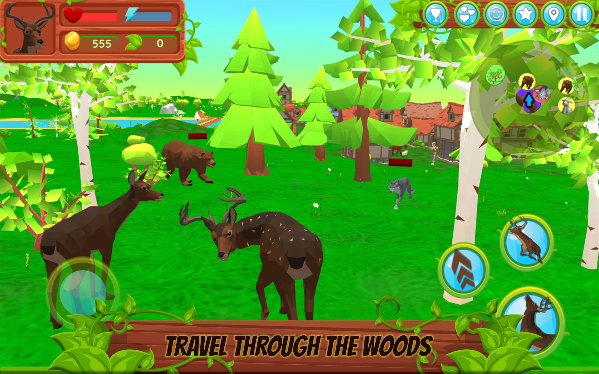 اسکرین شات 1 بازی Deer Simulator