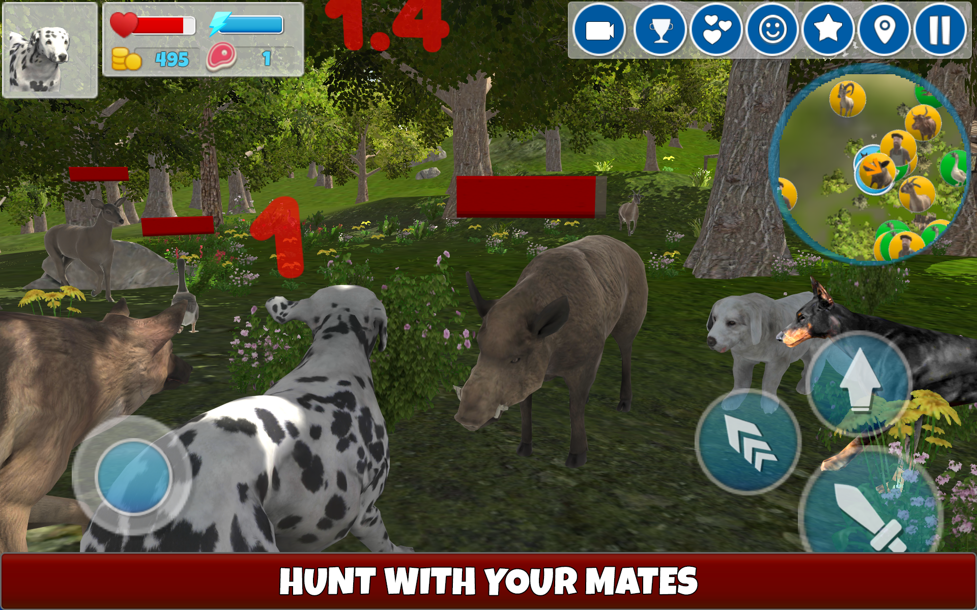 اسکرین شات 3 بازی Dog Simulator 3D