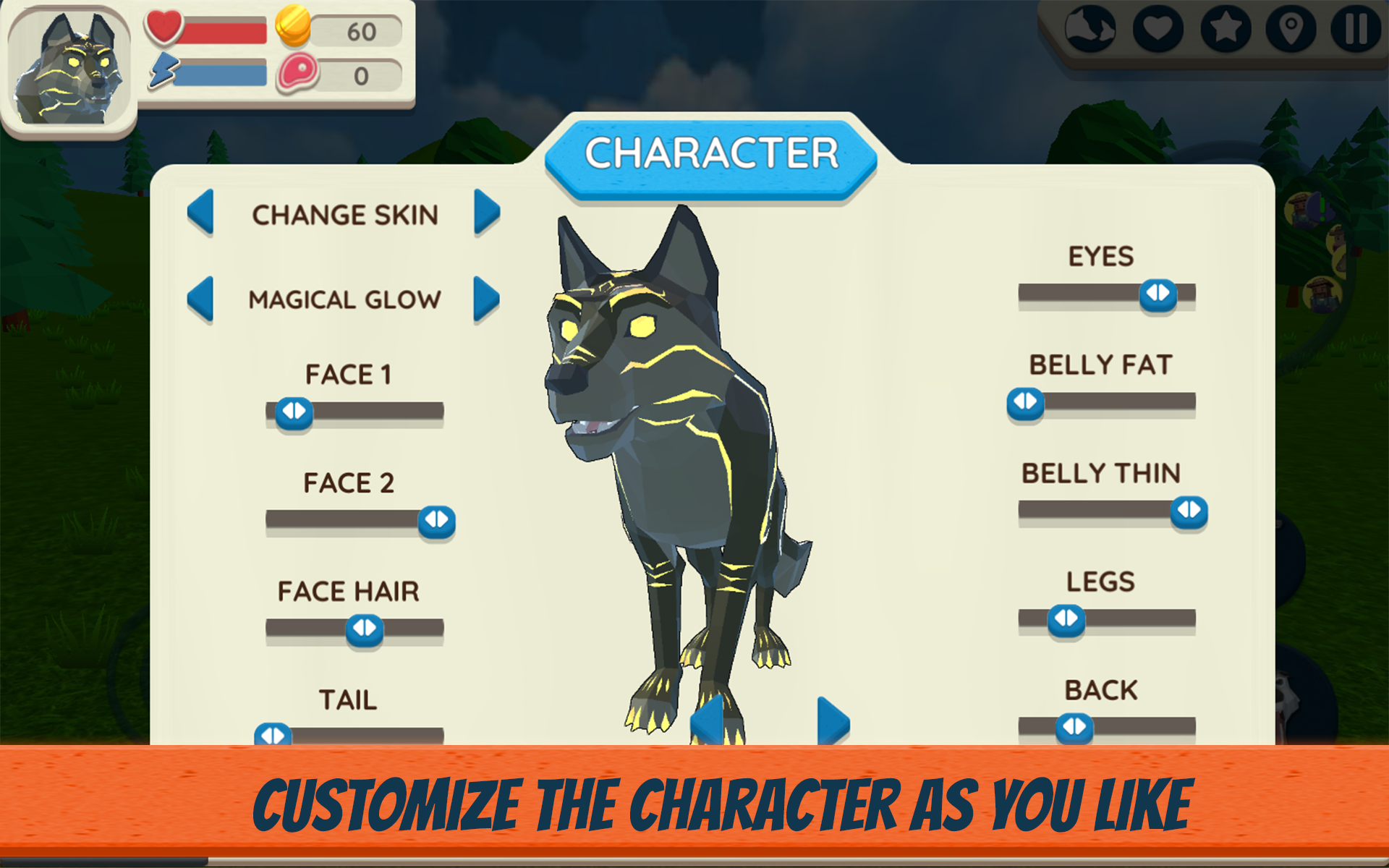 اسکرین شات 5 بازی Wolf Simulator: Wild Animals 3
