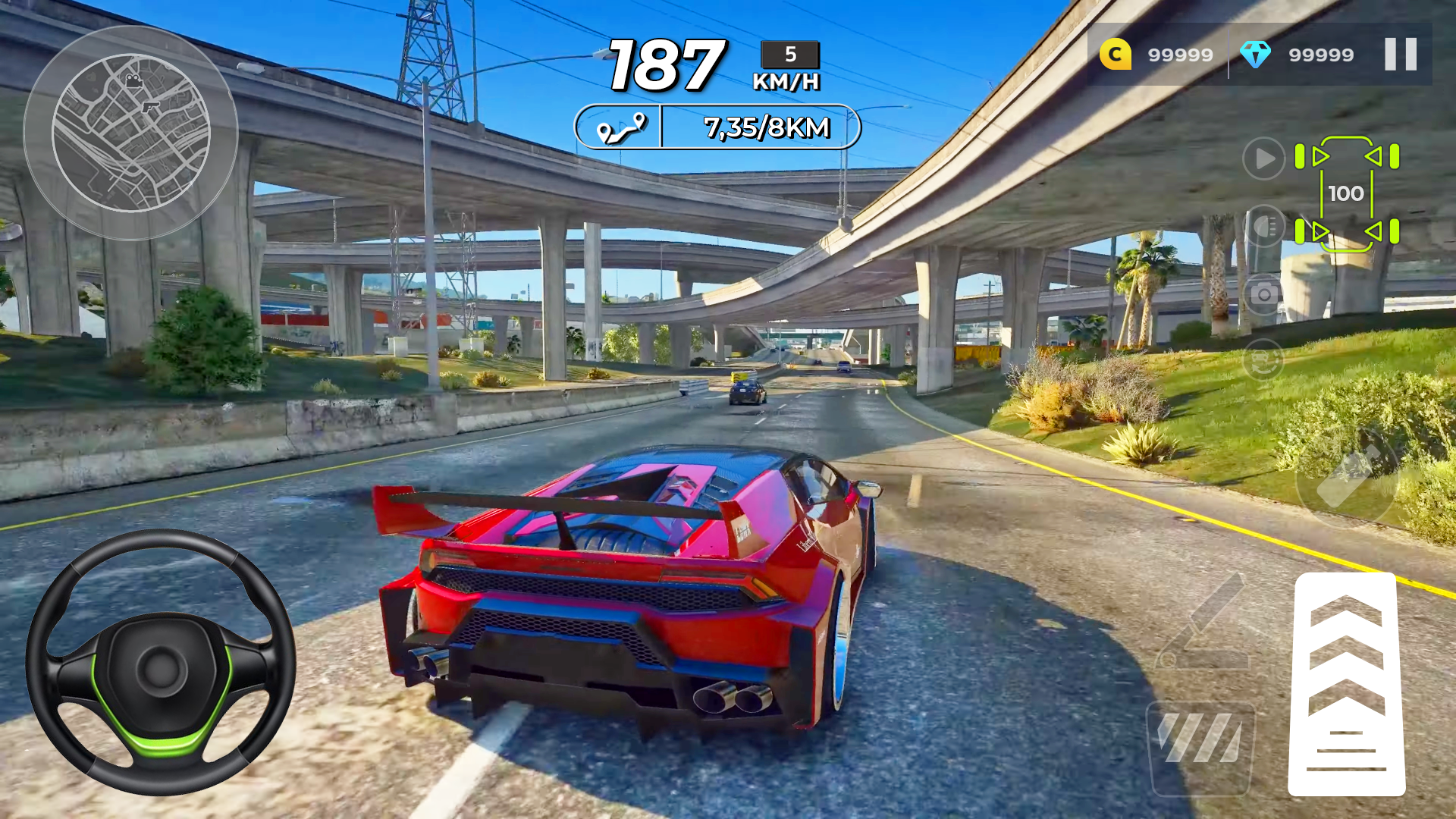 اسکرین شات 2 بازی Highway Car Crash Simulator
