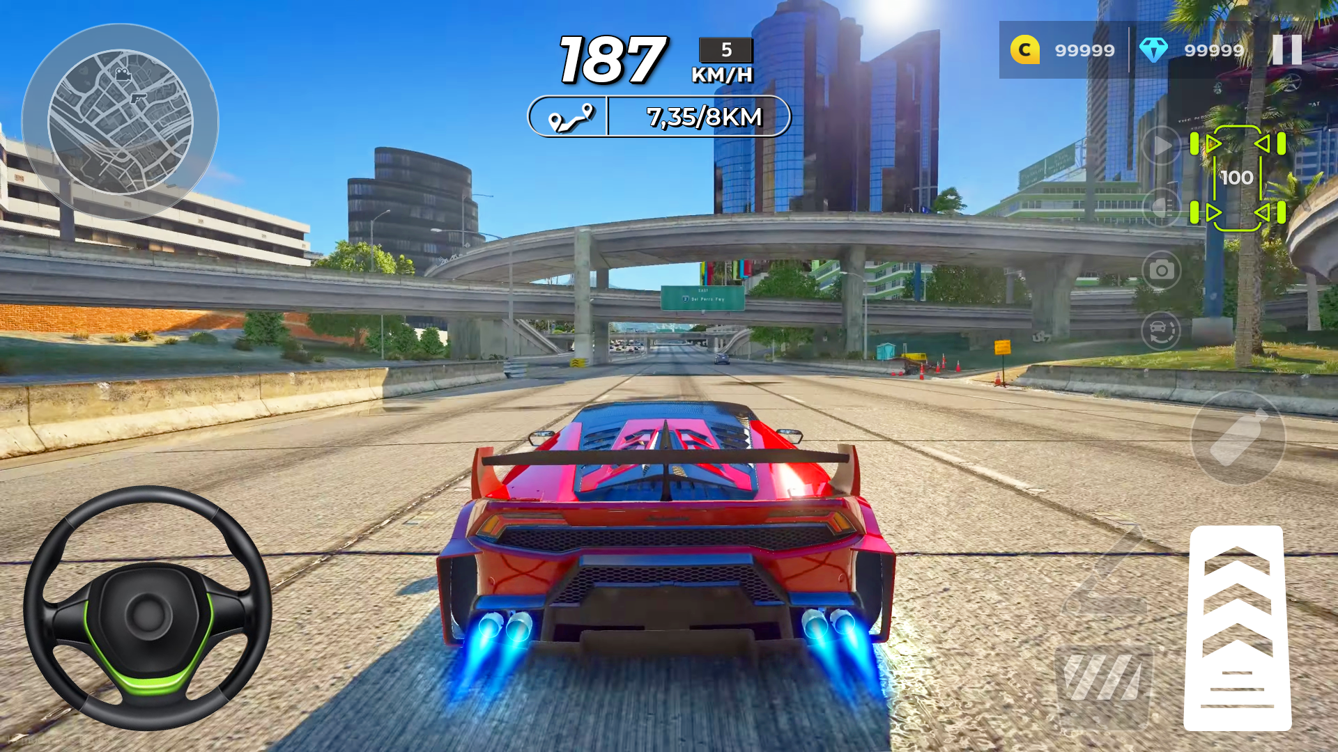 اسکرین شات 1 بازی Highway Car Crash Simulator