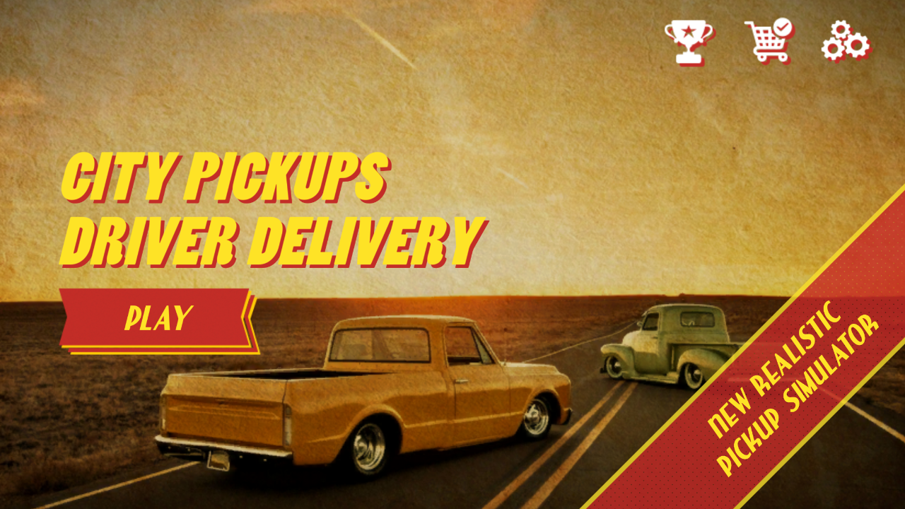 اسکرین شات 1 بازی City Pickups Driver Delivery