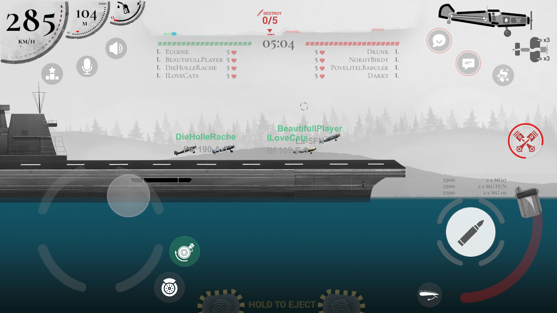اسکرین شات 6 بازی Warplane Inc: WW2 Dogfight PvP