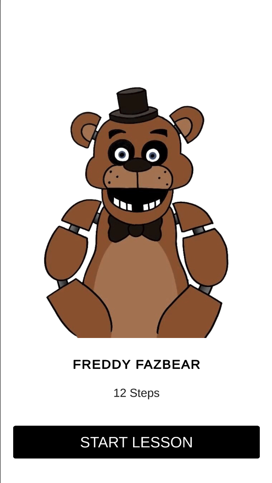 اسکرین شات 6 بازی How to draw fnaffs