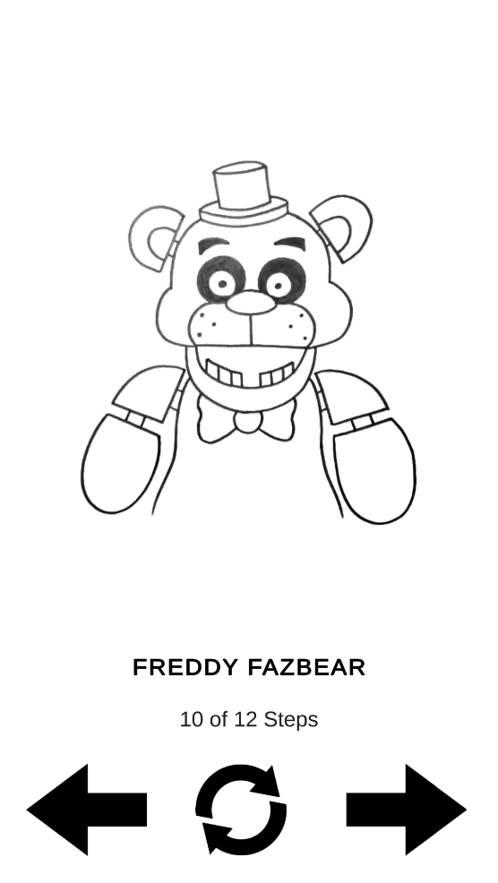 اسکرین شات 8 بازی How to draw fnaffs