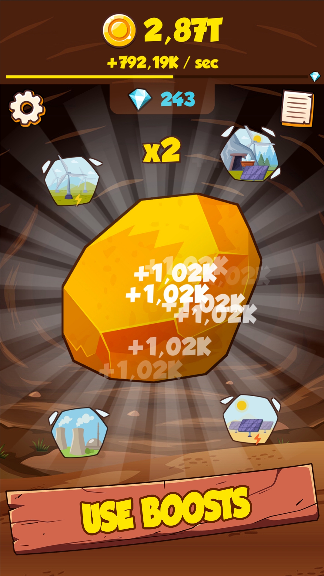 اسکرین شات 5 بازی Idle Miner Clicker: Tap Tycoon