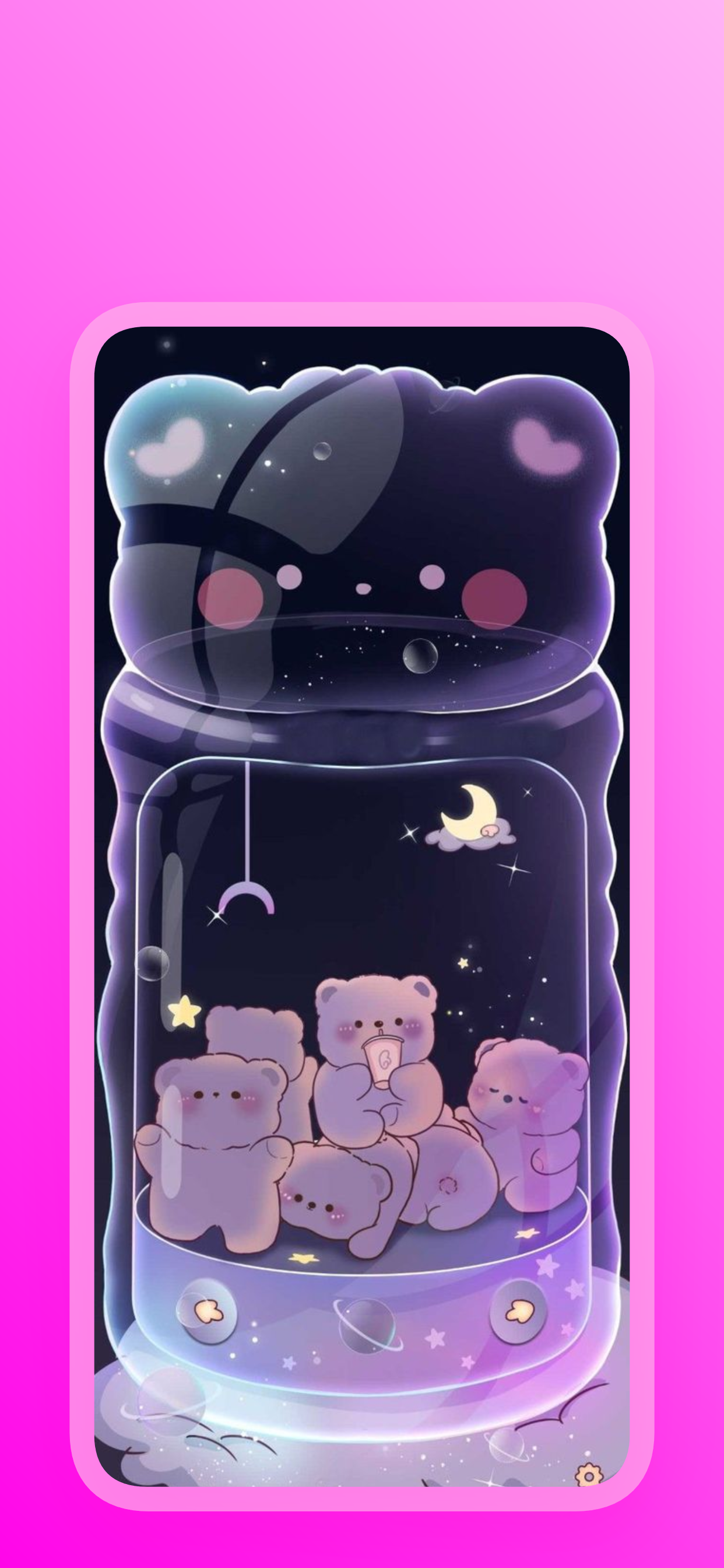 اسکرین شات 5 برنامه Cute Kawaii Wallpaper