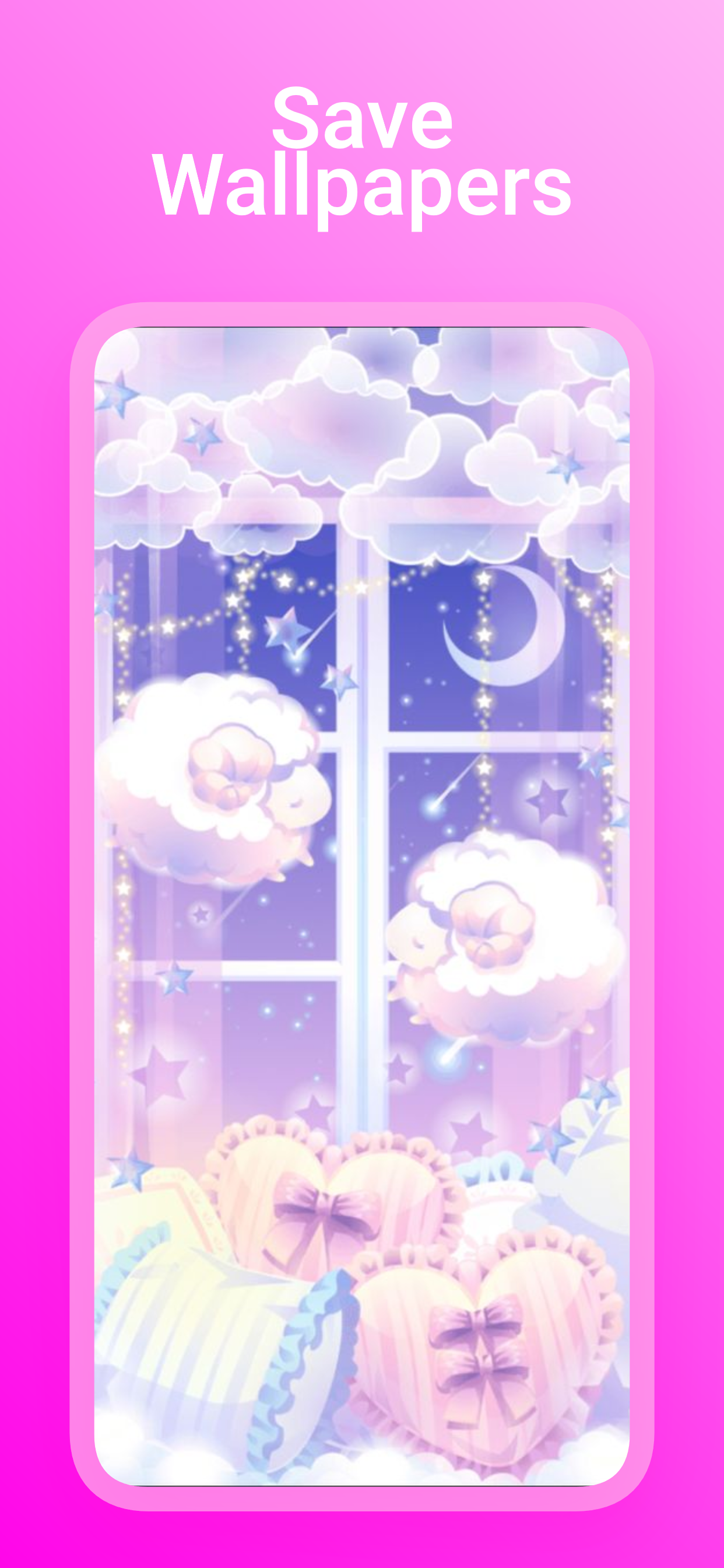 اسکرین شات 3 برنامه Cute Kawaii Wallpaper
