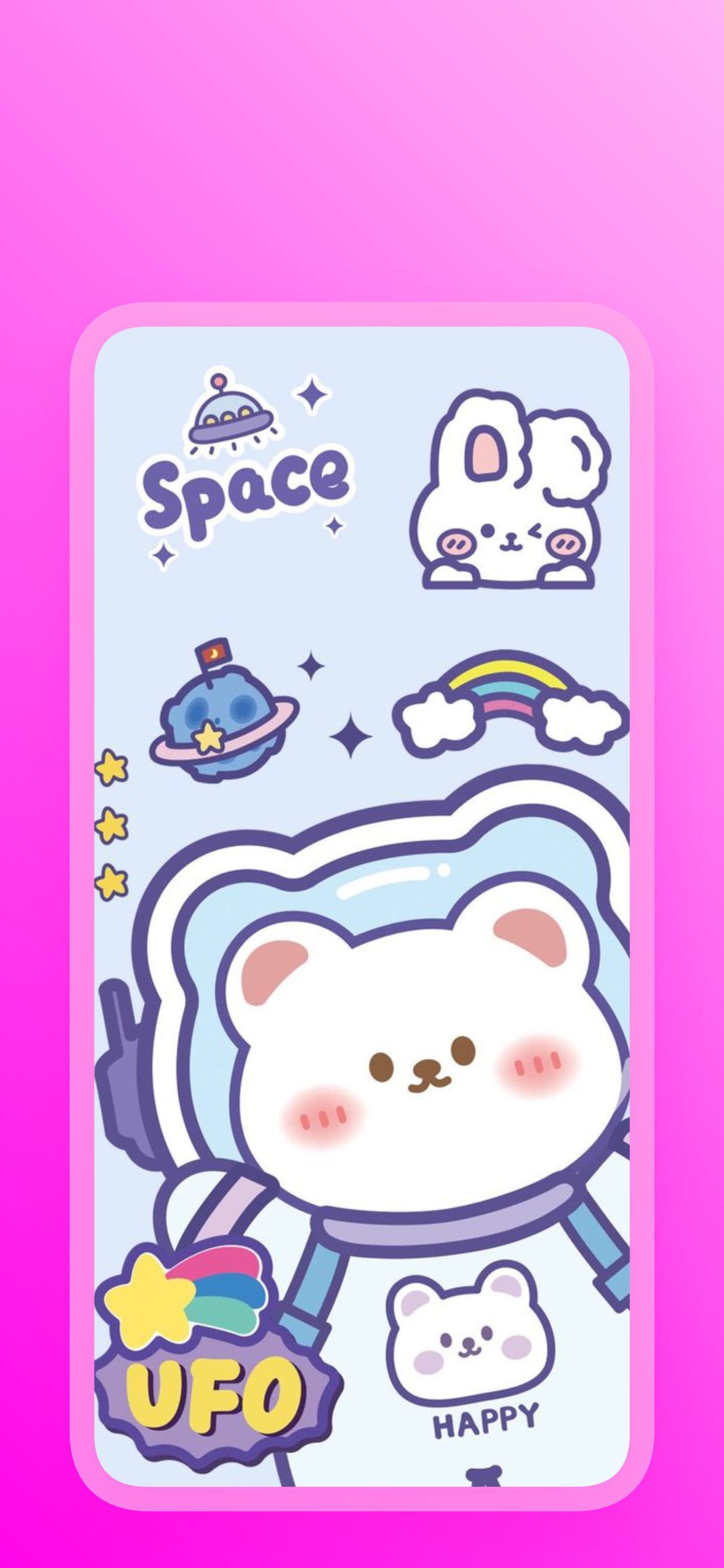 اسکرین شات 7 برنامه Cute Kawaii Wallpaper