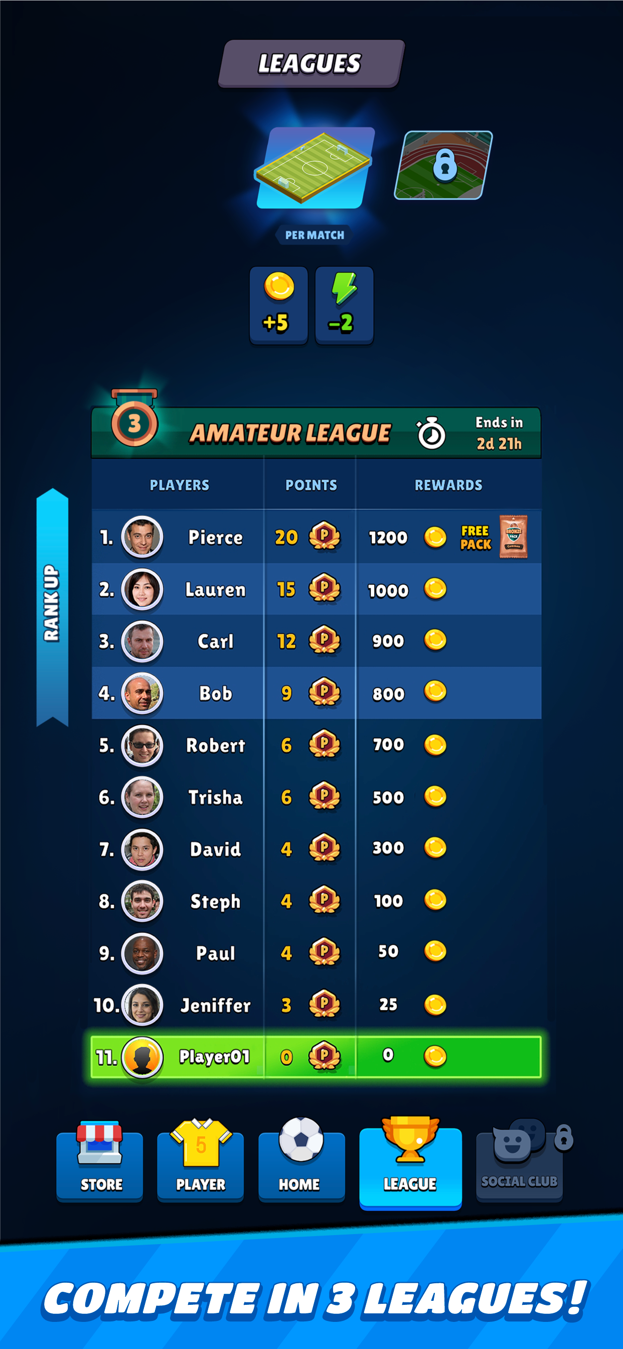 اسکرین شات 4 بازی Football Clash - Mobile Soccer