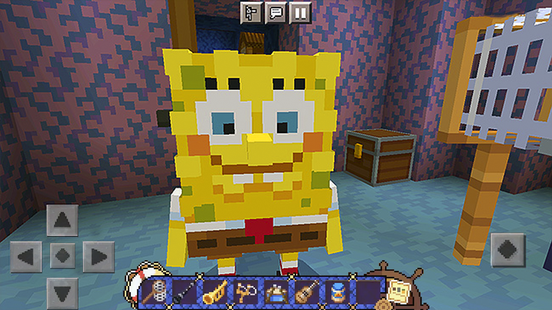 اسکرین شات 1 برنامه Mods SpongeBob For Minecraft