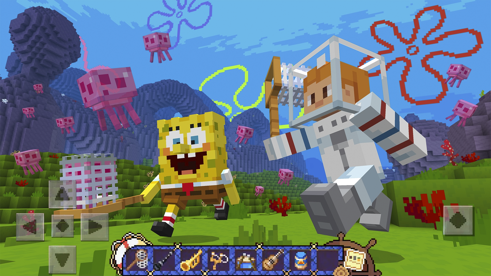 اسکرین شات 3 برنامه Mods SpongeBob For Minecraft