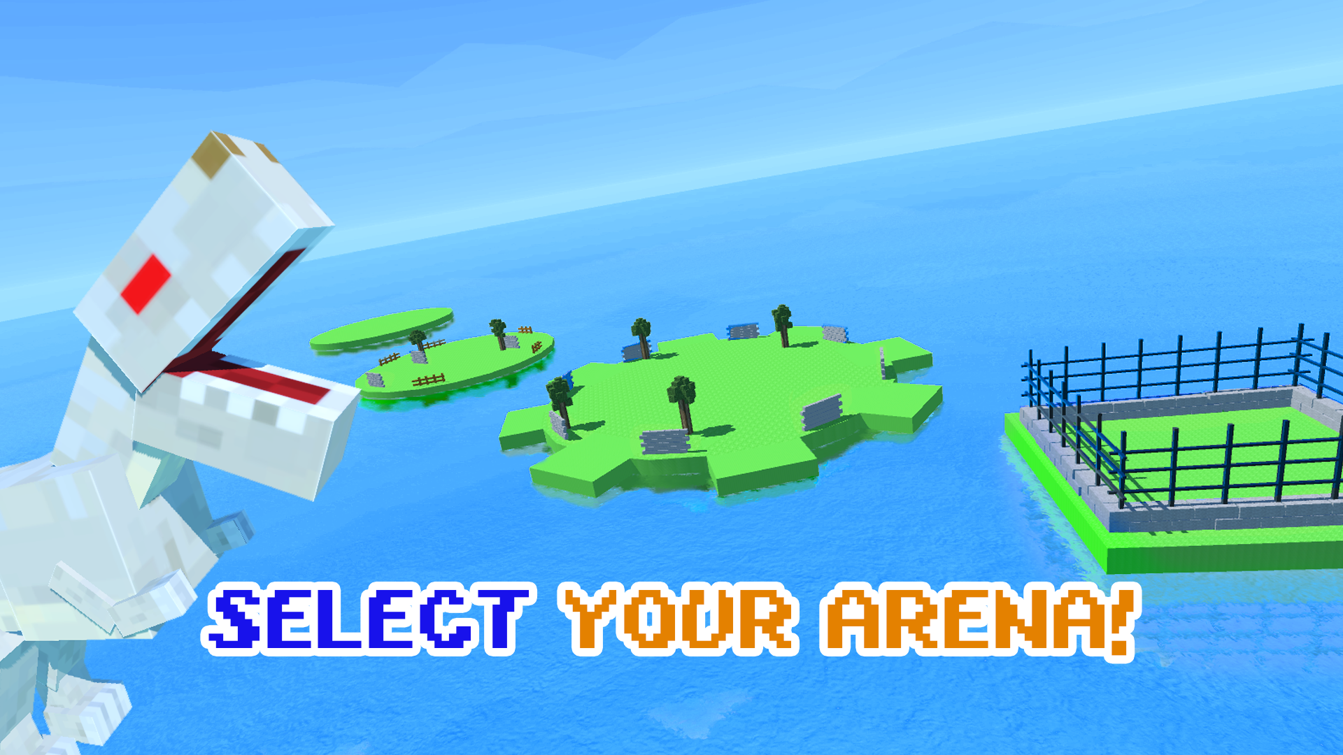 اسکرین شات 2 بازی Blocky Dino Park Apex Arena
