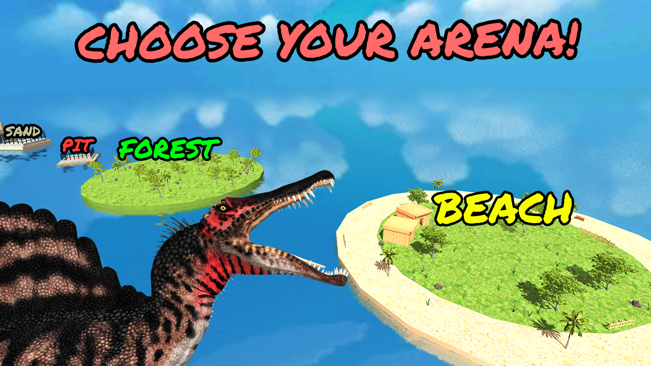 اسکرین شات 2 بازی Dino Battle Arena Fallen World