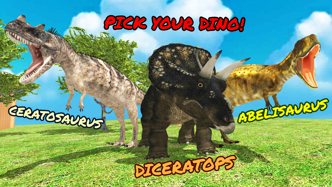 اسکرین شات 1 بازی Dino Battle Arena Fallen World