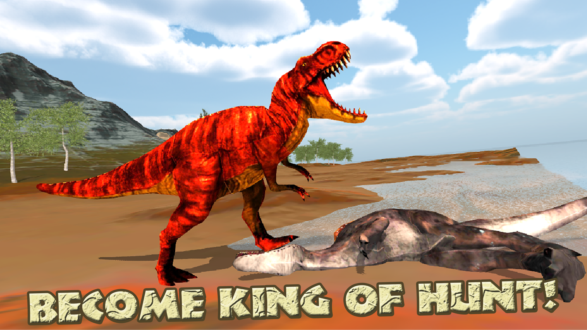 اسکرین شات 4 بازی Hungry T-Rex Island Dino Hunt