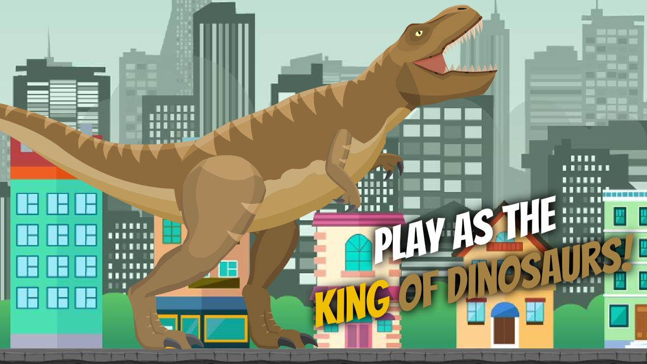 اسکرین شات 1 بازی Hybrid T-Rex: City Rampage