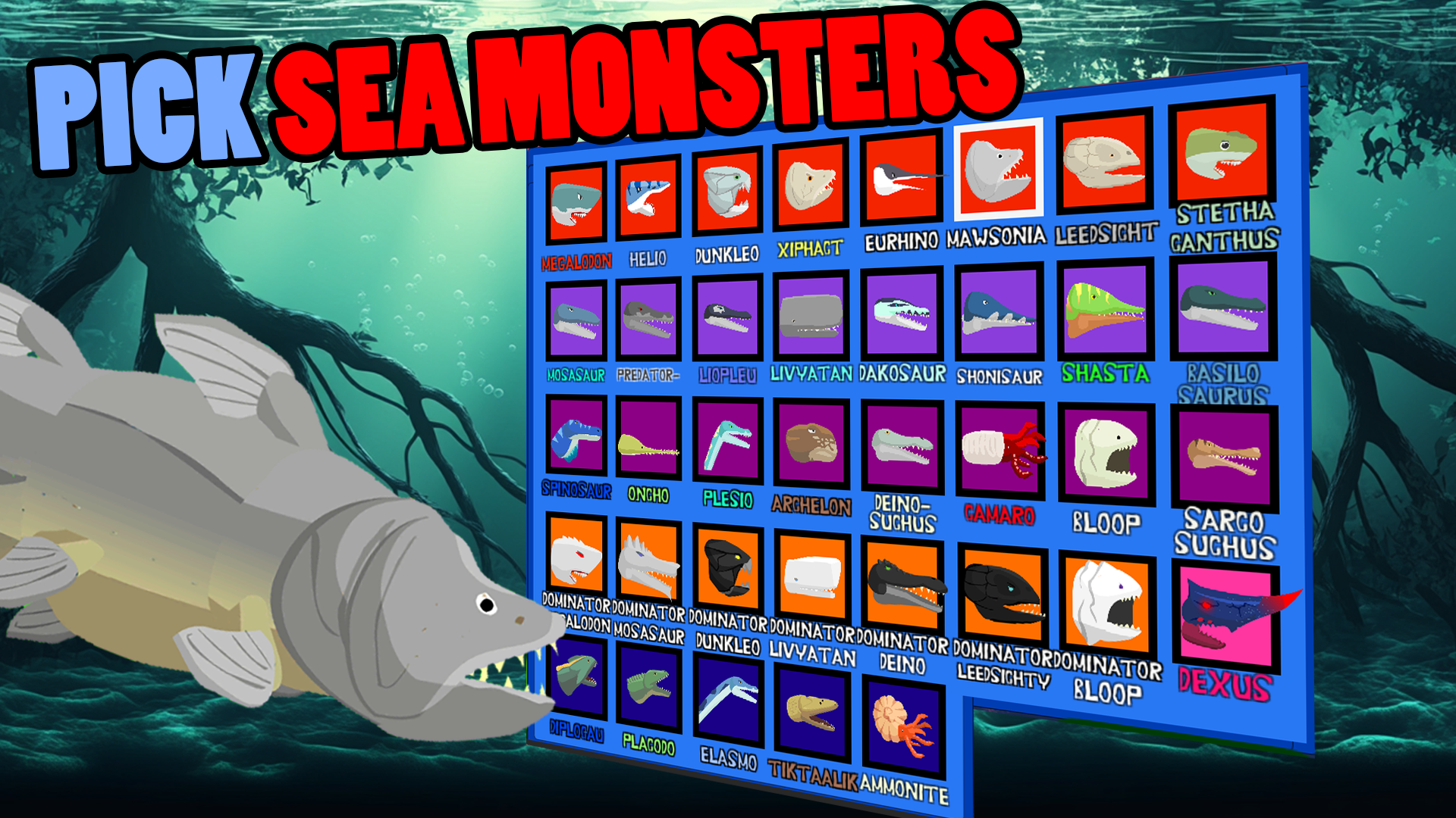 اسکرین شات 2 بازی Megalodon Fights Sea Monsters