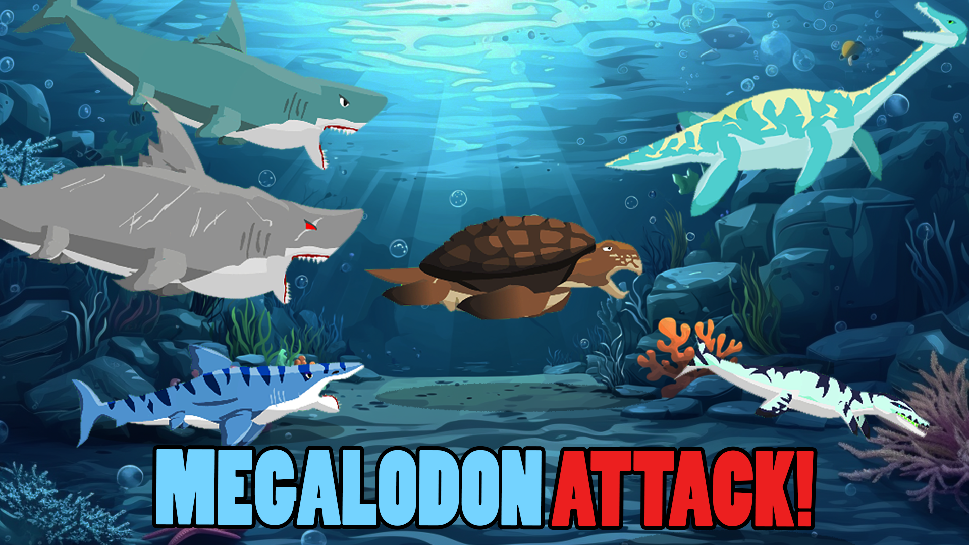 اسکرین شات 1 بازی Megalodon Fights Sea Monsters